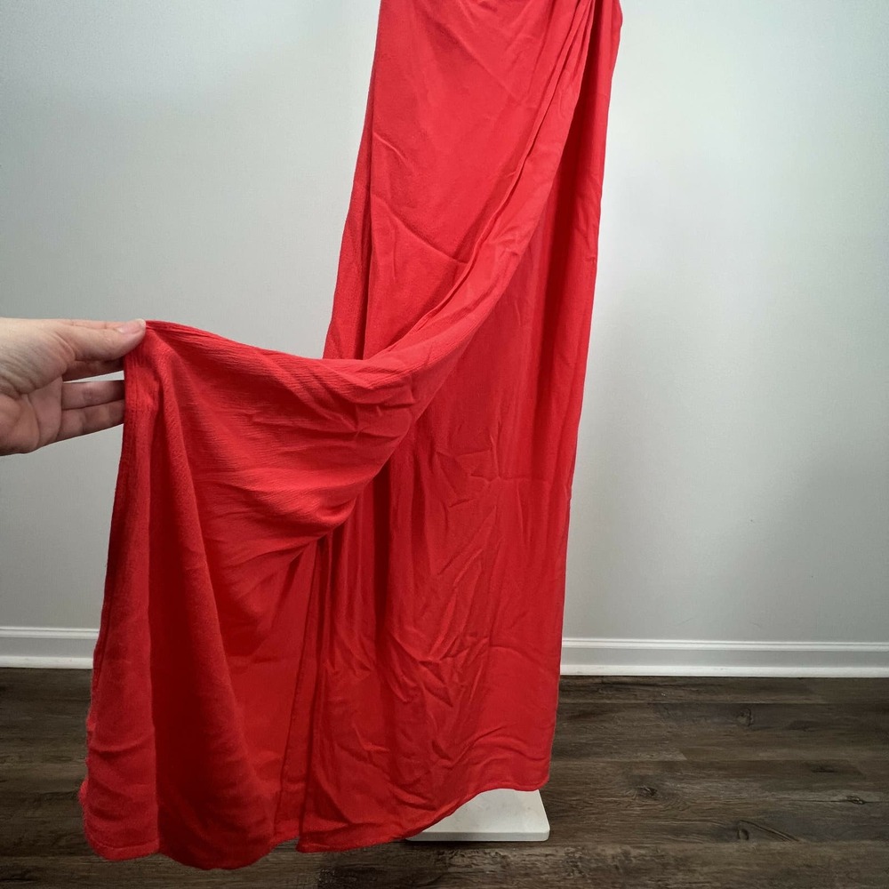 Mara Hoffman One Shoulder Camilla Cover-Up Dress Red /M - Picture 9 of 9